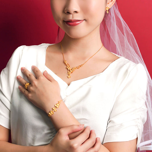 916 Gold Prima Flower Sets