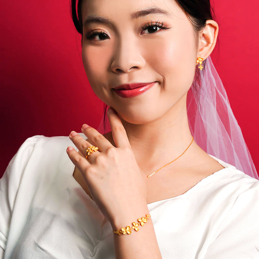 916 Gold Prima Flower Sets