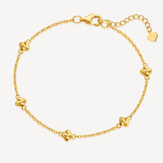 916 GOLD Mini 4Leaf Bracelet