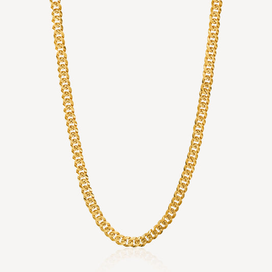 916 Gold Solid Cuban Chain