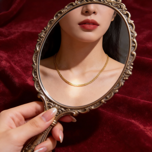 916 Gold Solid Cuban Chain