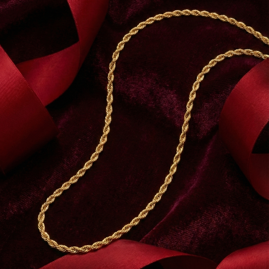 916 Gold Solid Rope Chain [3.8mm]