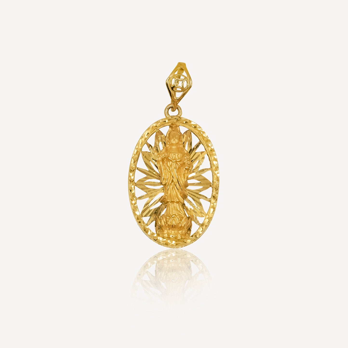 916 Gold Guan Ying Pendant