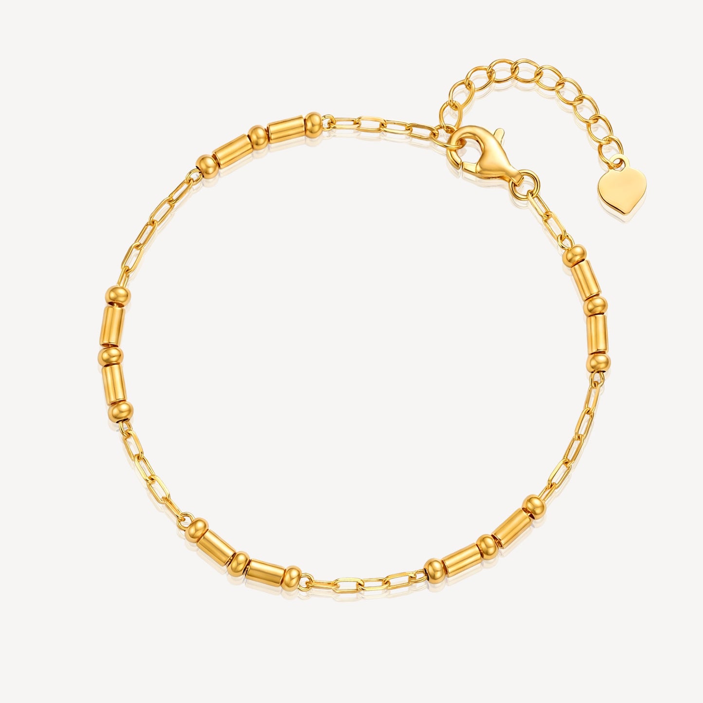 916 Gold TubeLink Bracelet
