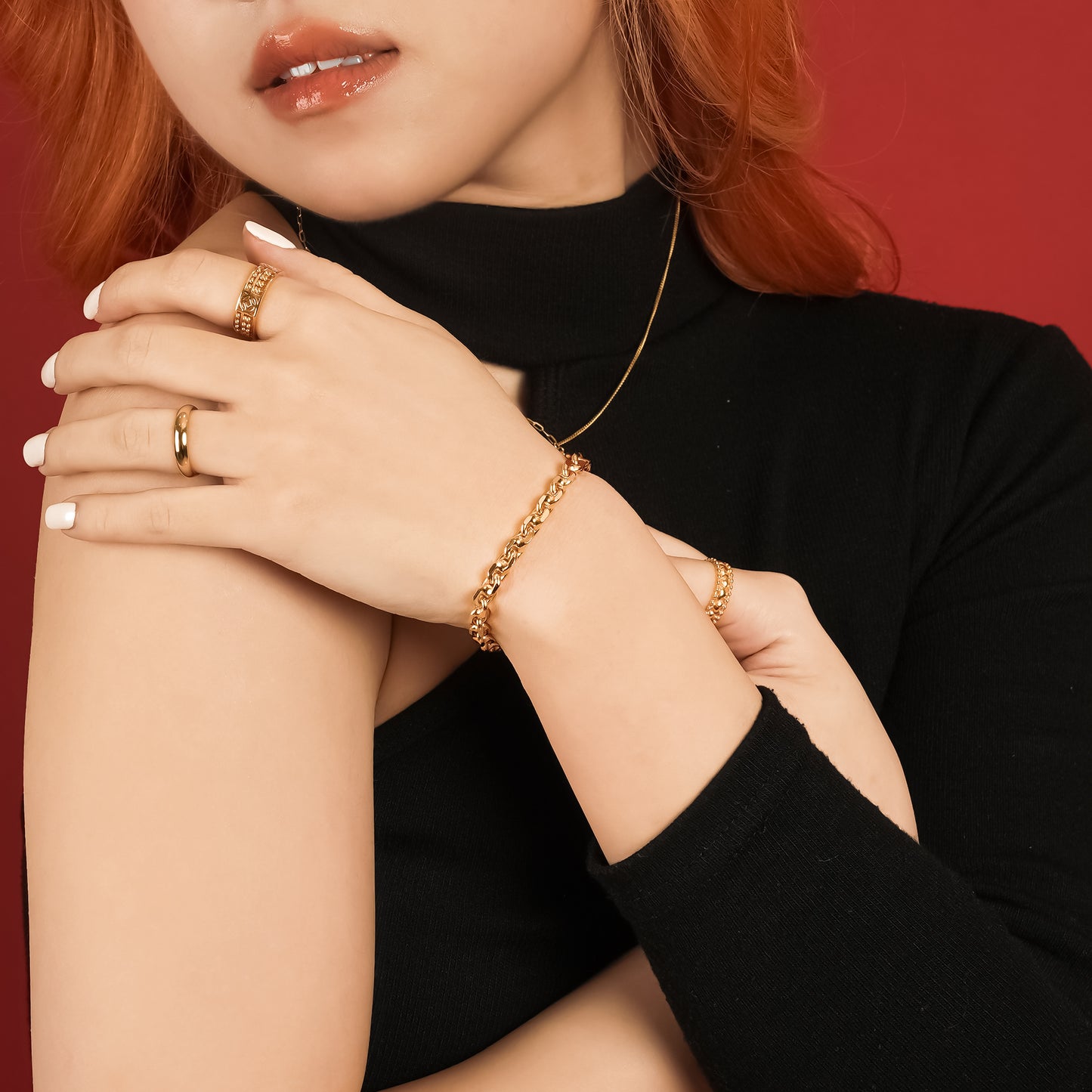 916 Gold Wanzi Bracelet - Top Gold Shop