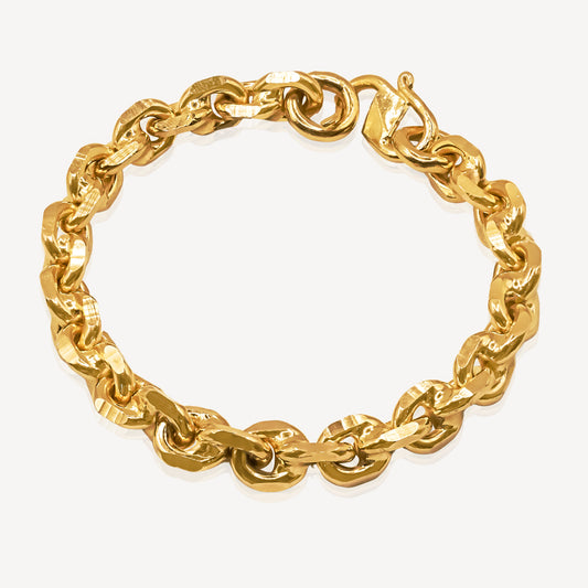 916 Gold Wanzi Bracelet (6mm )