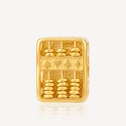 916 Gold 发 Abacus Charm