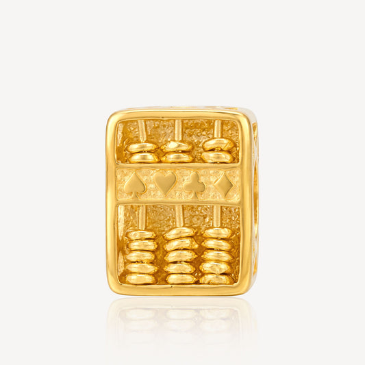 916 Gold 发 Abacus Charm