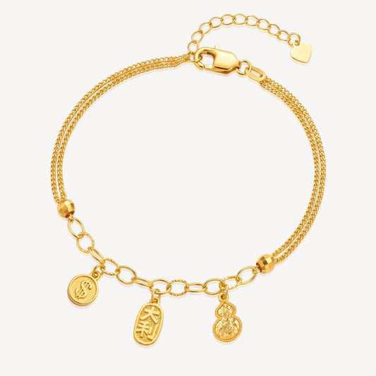 916 Gold 大吉大利,Hulu ,$- Bracelet