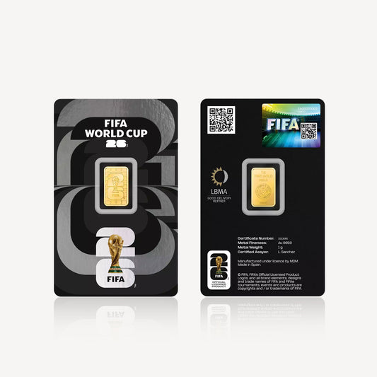 999.9 Gold Bar FIFA World Cup (1g)