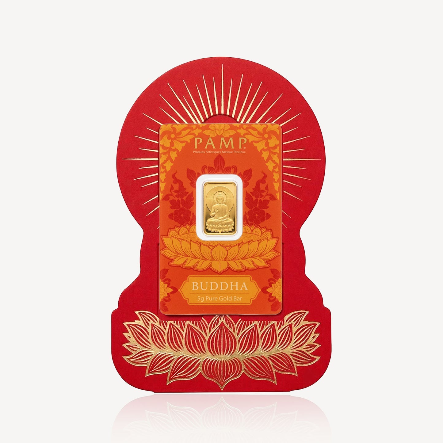 999.9 Gold Bar PAMP Buddha (5g)