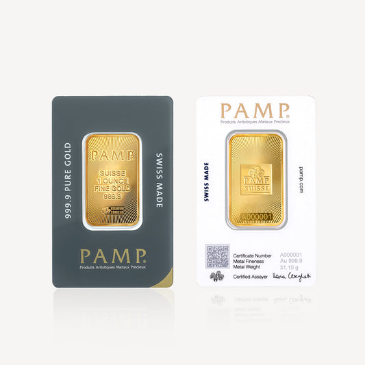 999.9 Gold Bar PAMP Suisse (1oz)