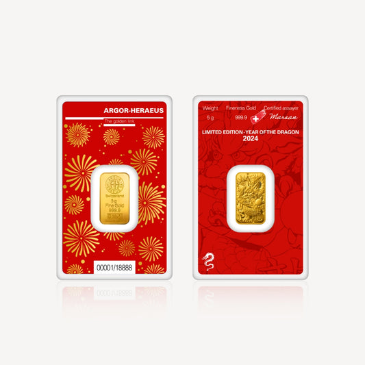 999.9 Gold Bar Snake Argor-Heraeus (5gm) - Top Gold Shop Gold Jewellery in singapore