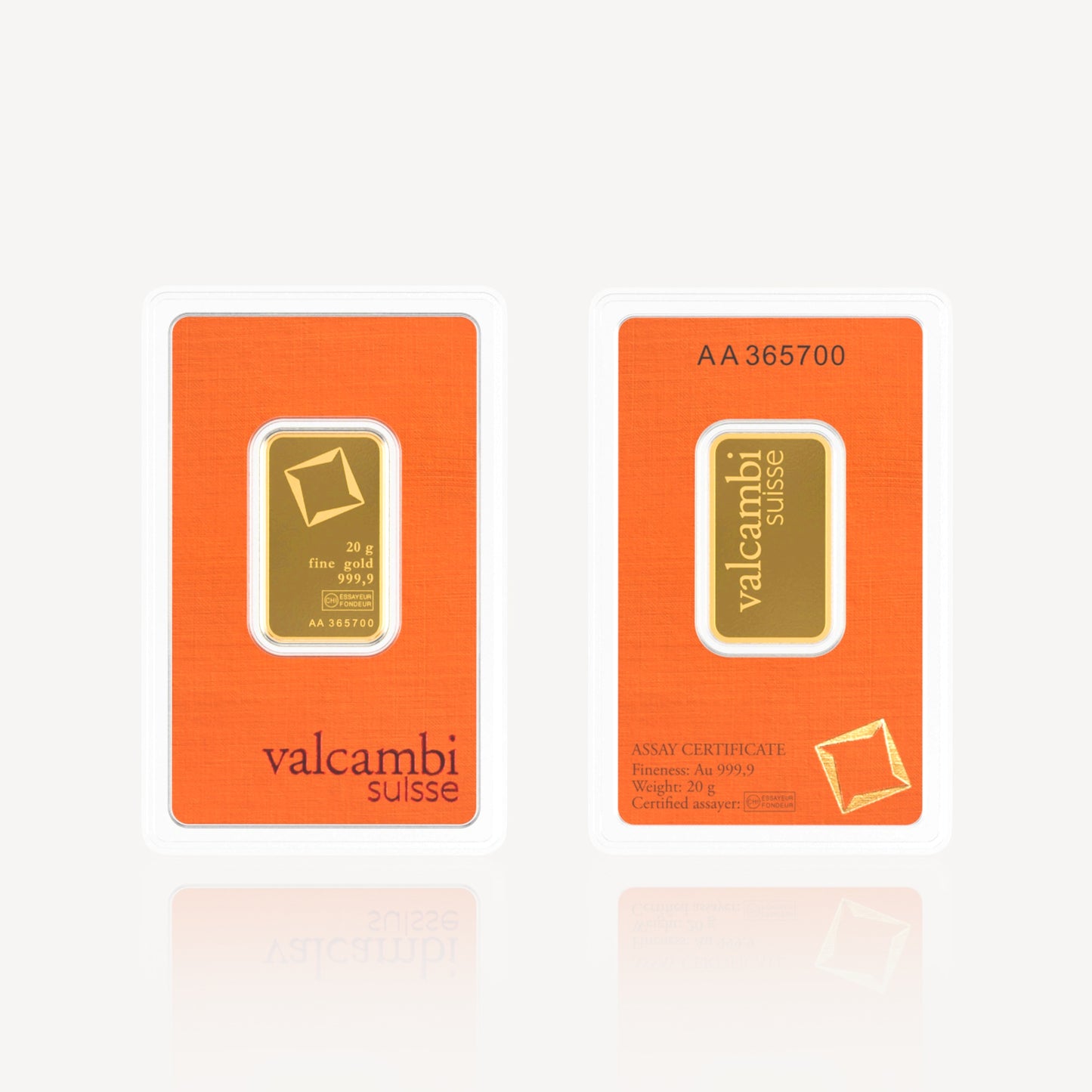 999.9 Gold Bar Valcambi (20gm) - Top Gold Shop Gold Jewellery in singapore