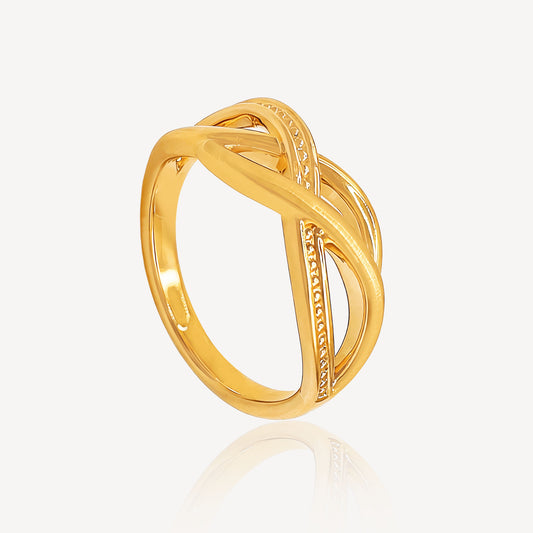 999 Duo Infinity Ring - Top Gold Shop Gold Jewellery in singapore