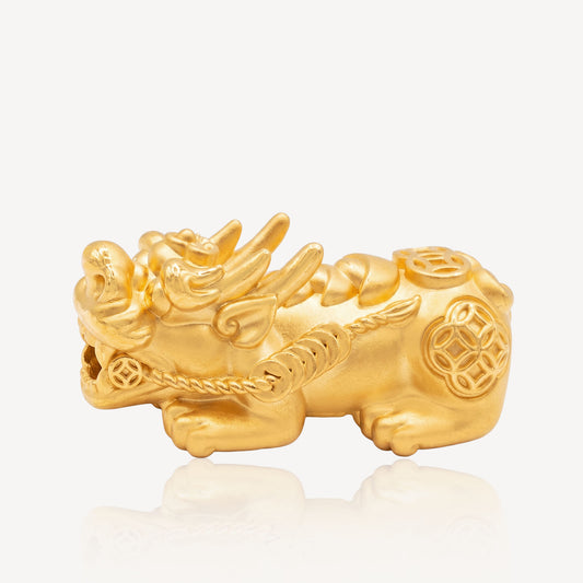 999 Gold 3 Ingot Pixiu Charm