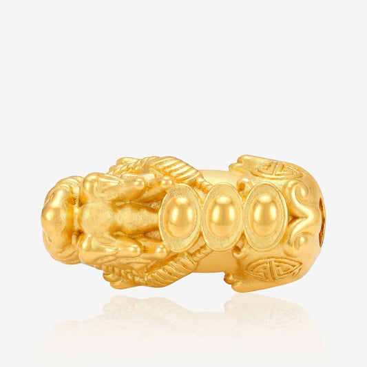 999 Gold 7 Coin Pixiu Charm