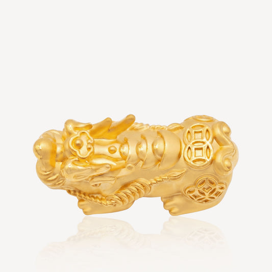 999 Gold 3 Ingot Pixiu Charm