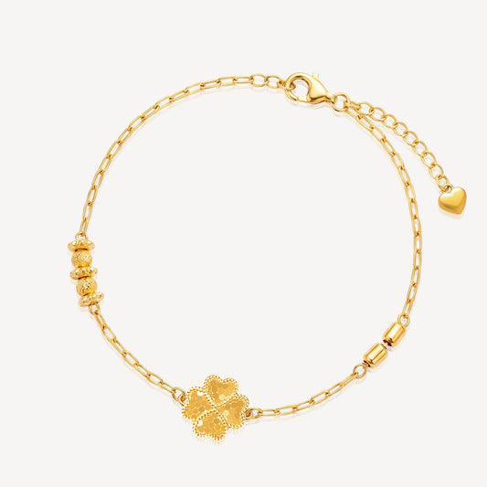999 Gold 4Heart Bracelet