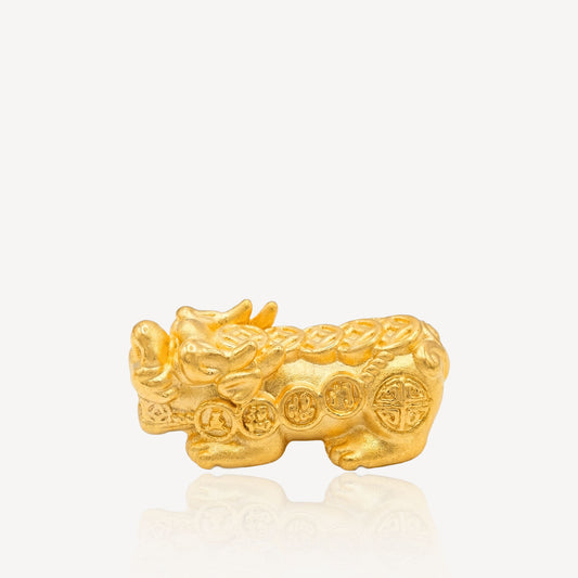 999 Gold 5 Coin Pixiu Charm