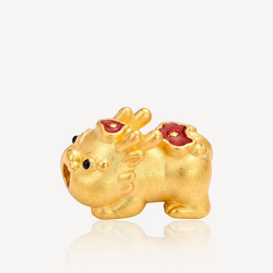 999 Gold BabyPixiu Charm - Ruyi