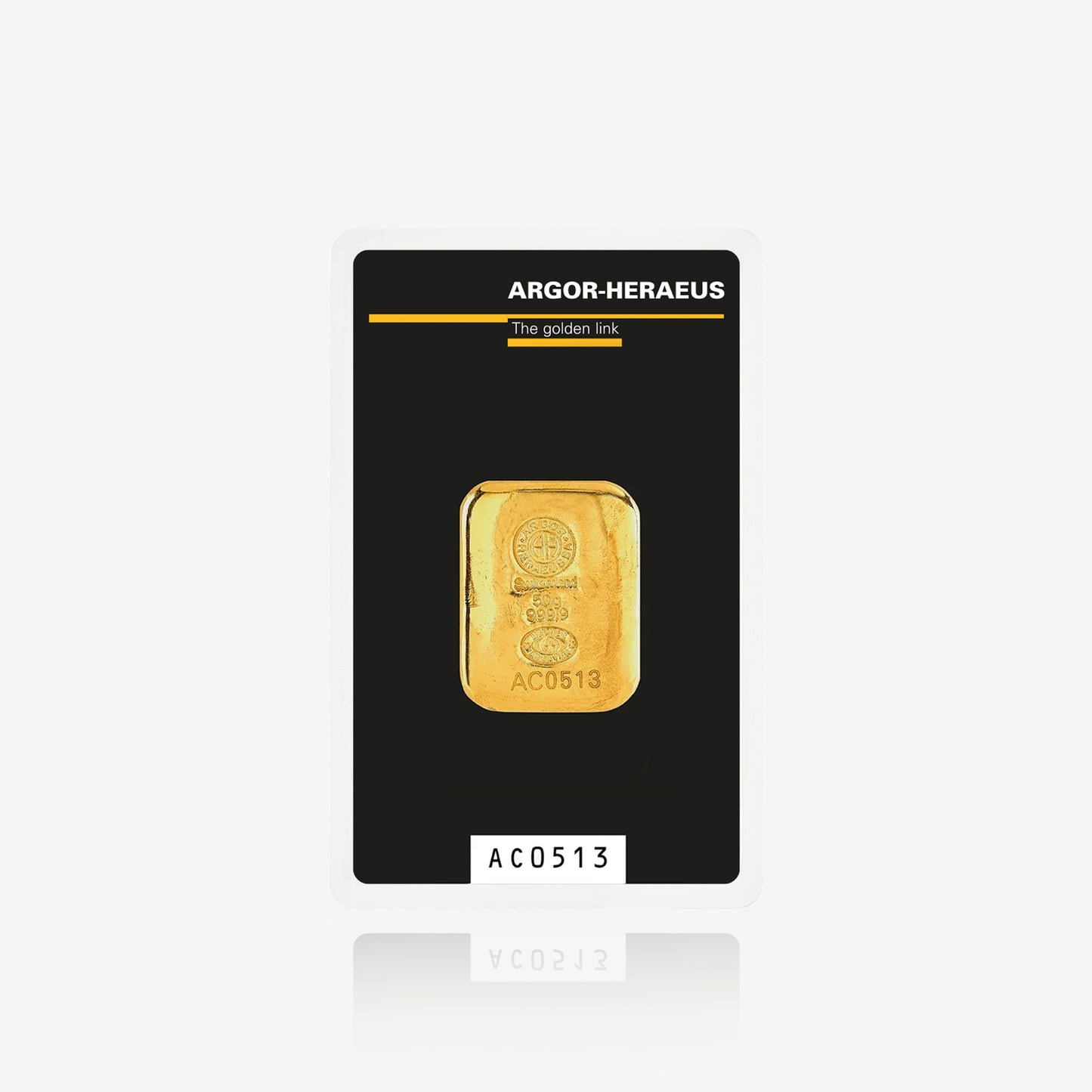 999 Gold Bar 50 Gram Cast