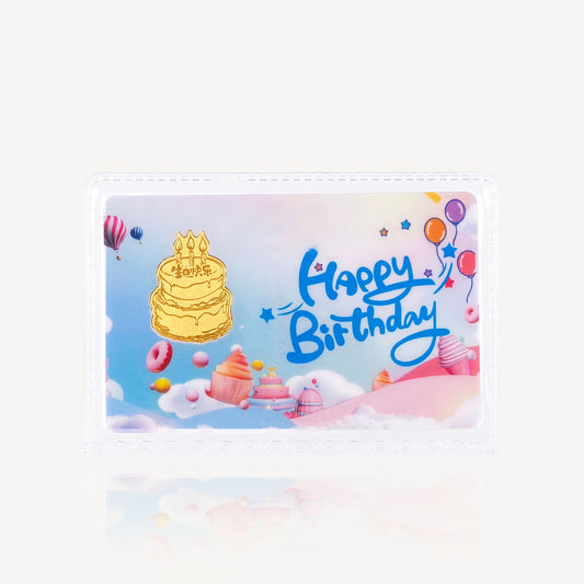 999 Gold Birthday Cake Bar Ornament