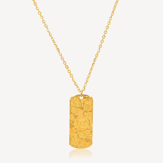 999 Gold Blessings Necklace