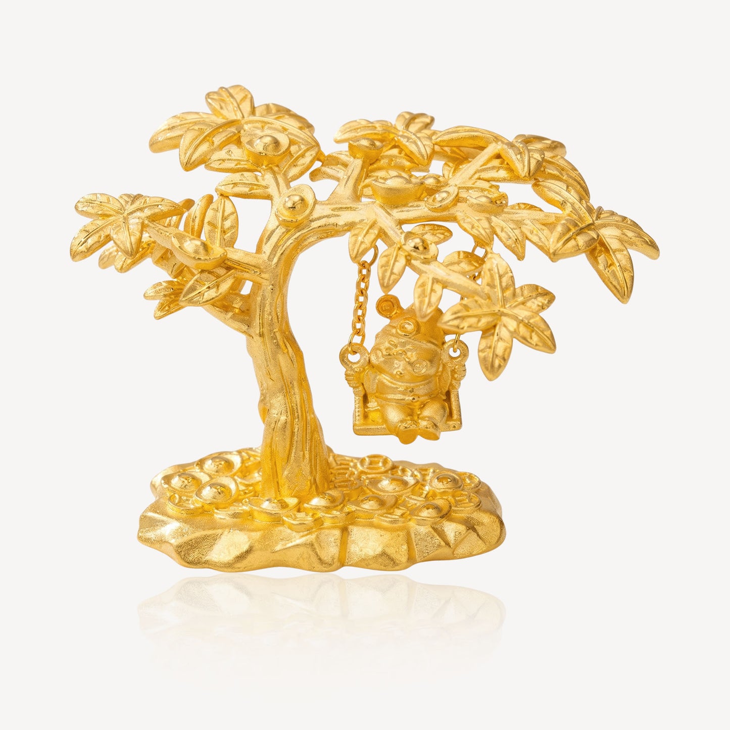 999 Gold Caishen Swing Ornament