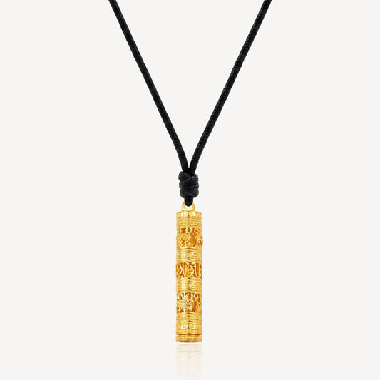 999 Gold Chinese Buddha Necklace