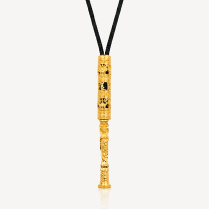 999 Gold Chinese Buddha Necklace
