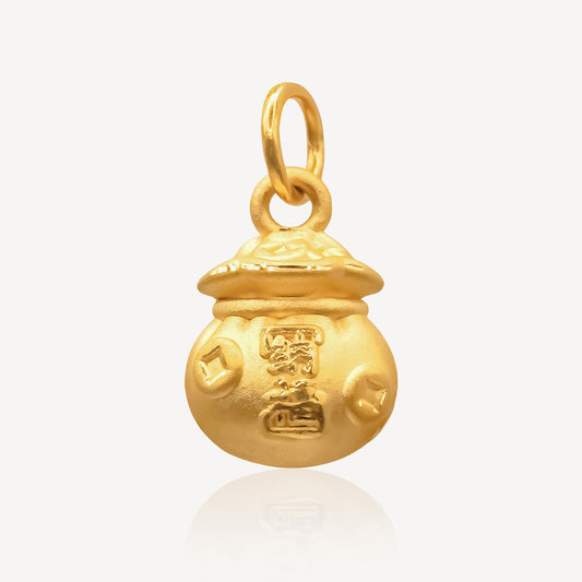 999 Gold 招财纳福 Charm