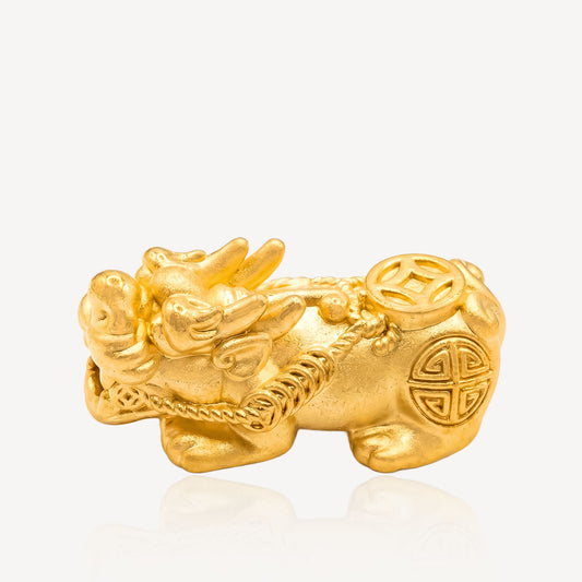 999 Gold Coin Pixiu Charm (L)