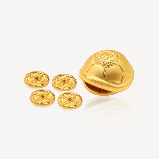 999 Gold Coin Turtle Ornament