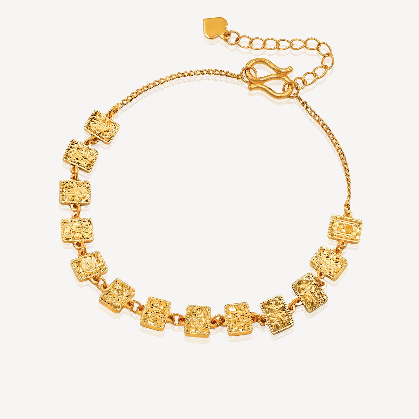 999 Gold Crush 13幺 Mahjong Bracelet