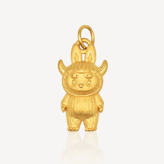 999 Gold LBB Monsters Pendant