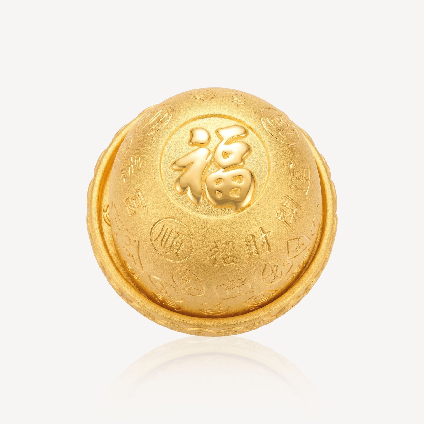 999 Gold Dice Shaker w/ Dice Ornament