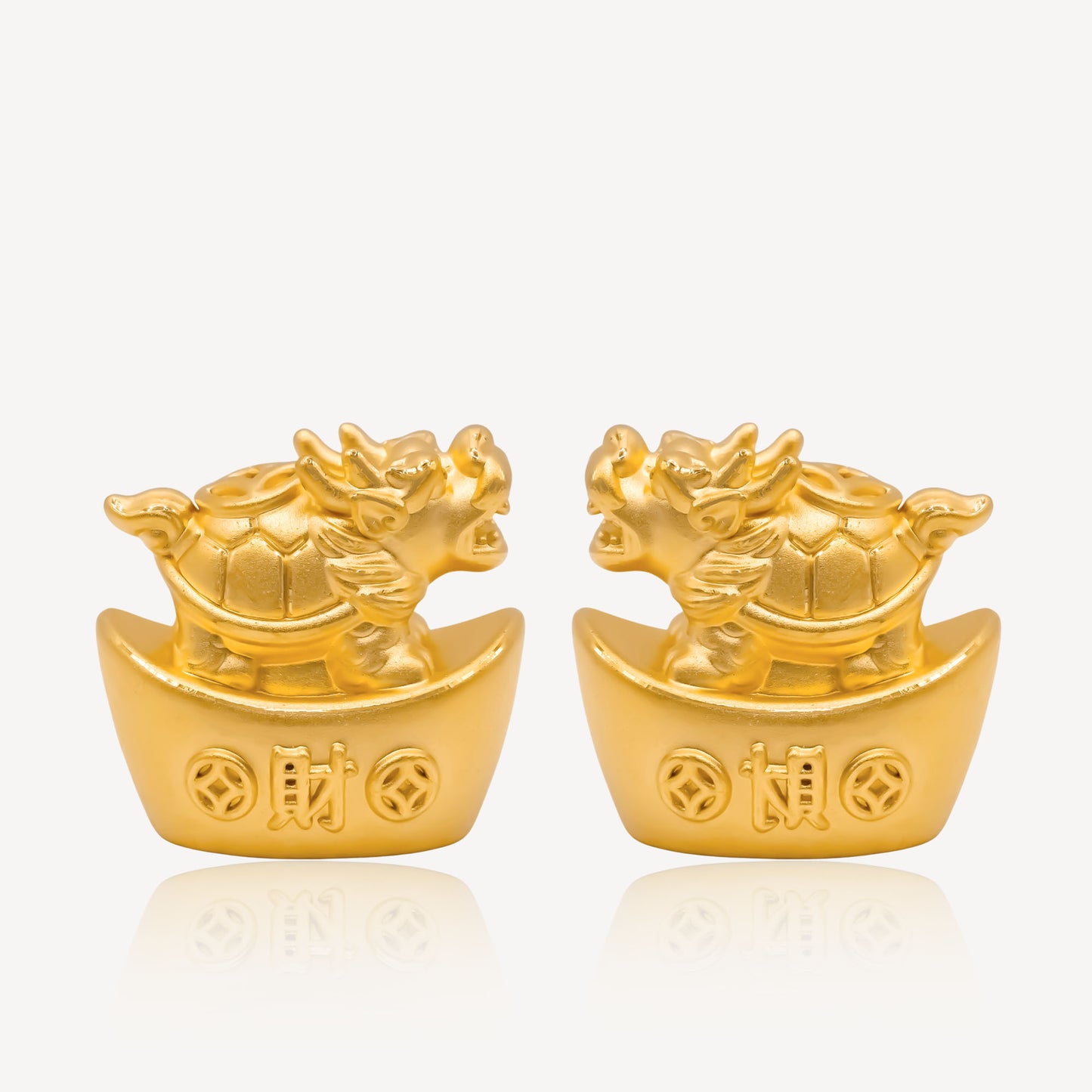 999 Gold 龙龟 Ornament