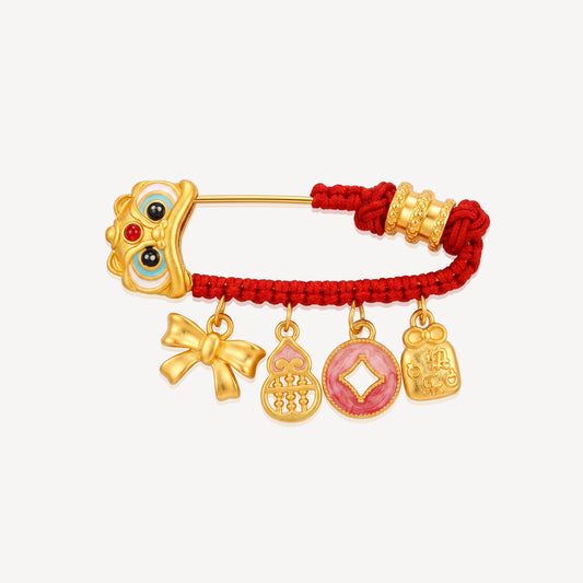 999 Gold Drum Baby Safety Pin