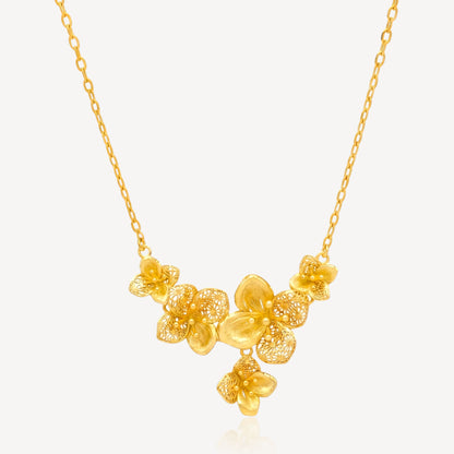999 Gold Eternal Bloom Wedding Set