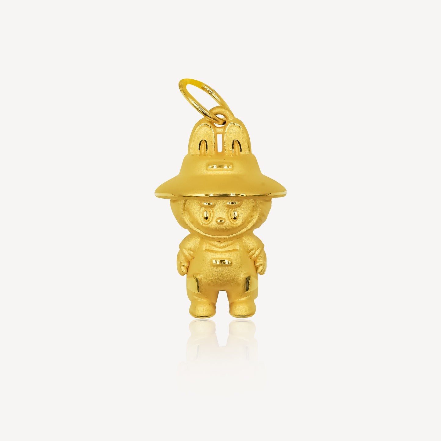 999 Gold LBB Hat Pendant