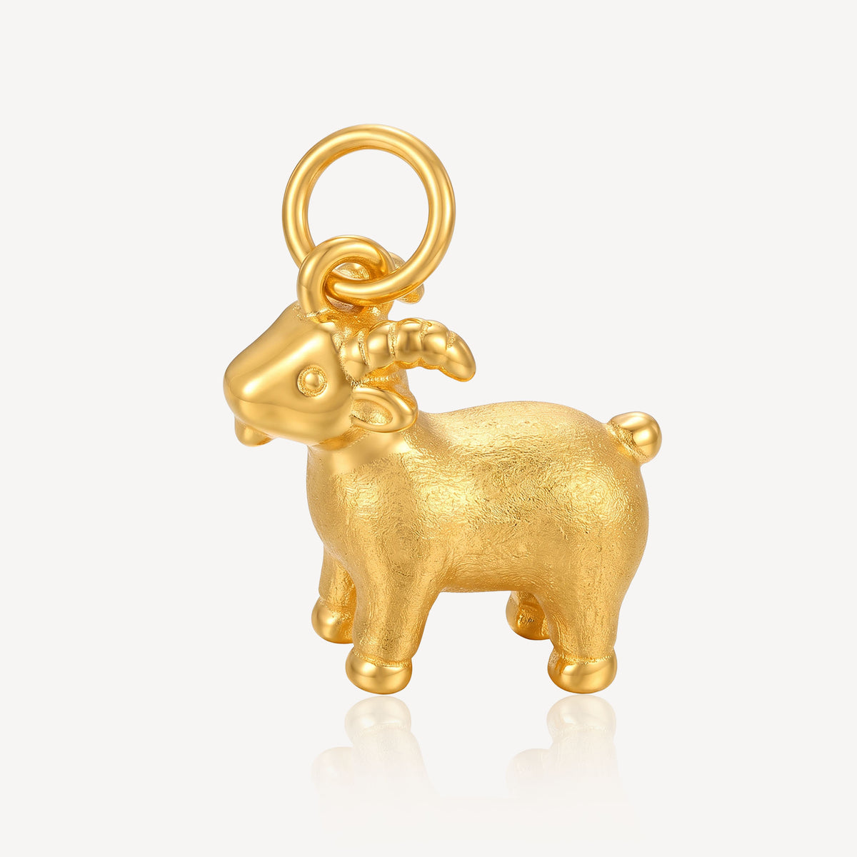 999 Gold Goat Pendant
