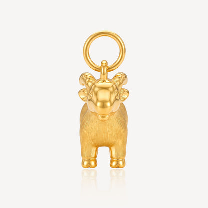 999 Gold Goat Pendant