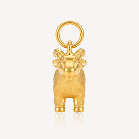 999 Gold Goat Pendant