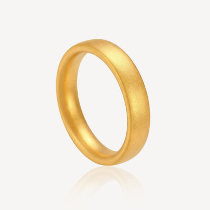 999 Gold Gu Fa Plain Ring