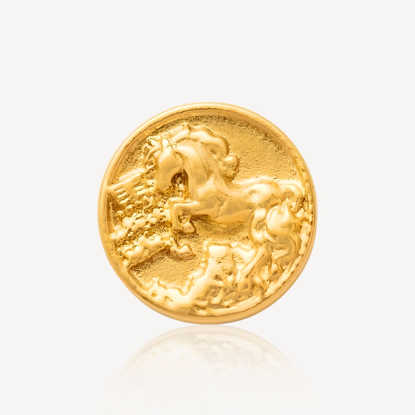 999 Gold Horse Coin Bean