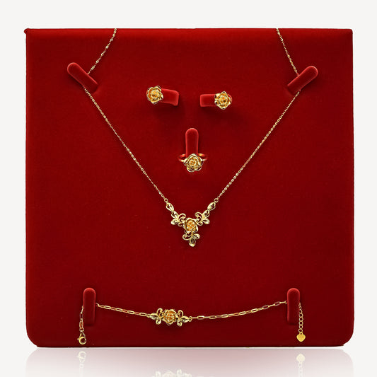 916 Gold I Wedding Set