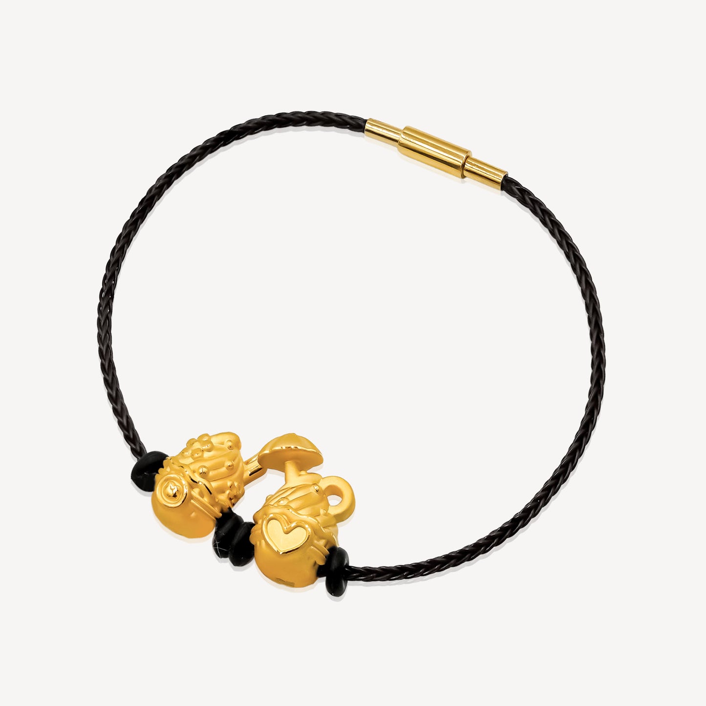 999 Gold Ice Cream Rope Bracelet