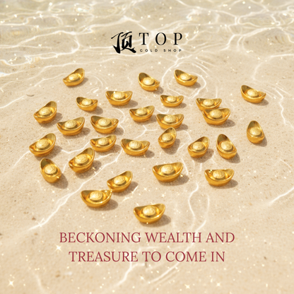 999 Gold Ingot Ornament (ROTATE)