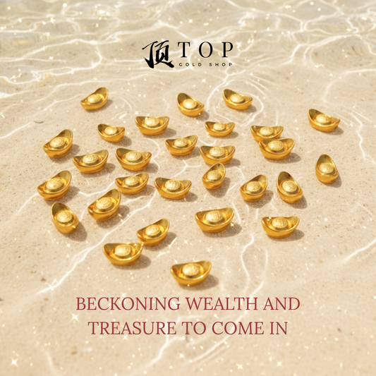 999 Gold Ingot Ornament (ROTATE)